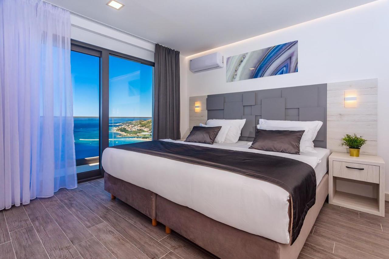 Villa Belvedere With Heated Pool, Billiards, Media Room, Sea Views,10 Pax Omis Exterior photo